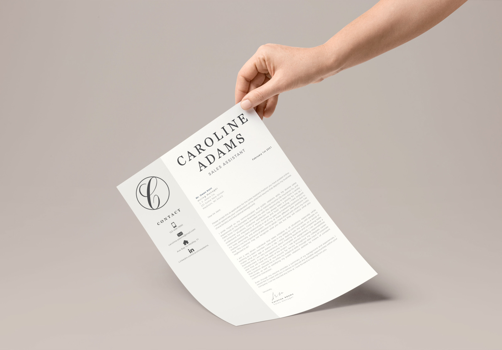 Sales Assistant Resume Template, Cover Letter and References for MS Word and Mac Pages Sales Assistant Resume Template, Cover Letter and References for MS Word and Mac Pages