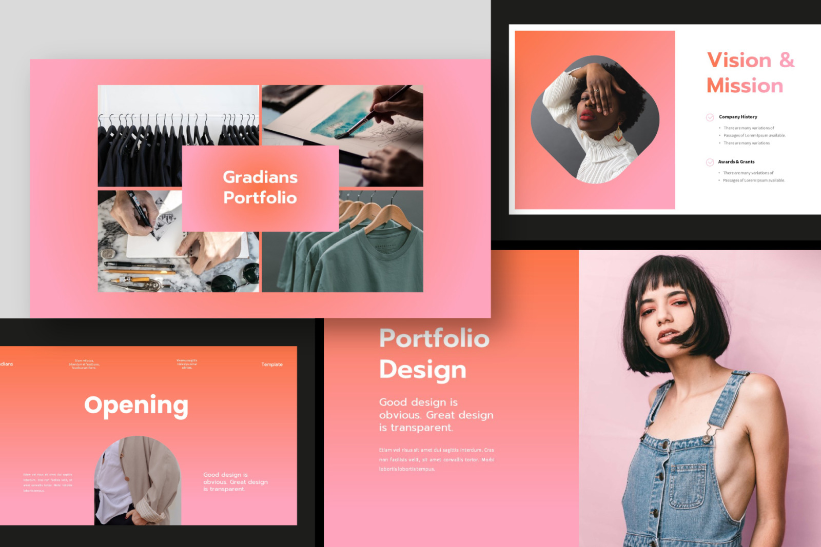 Gradians Powerpoint Template