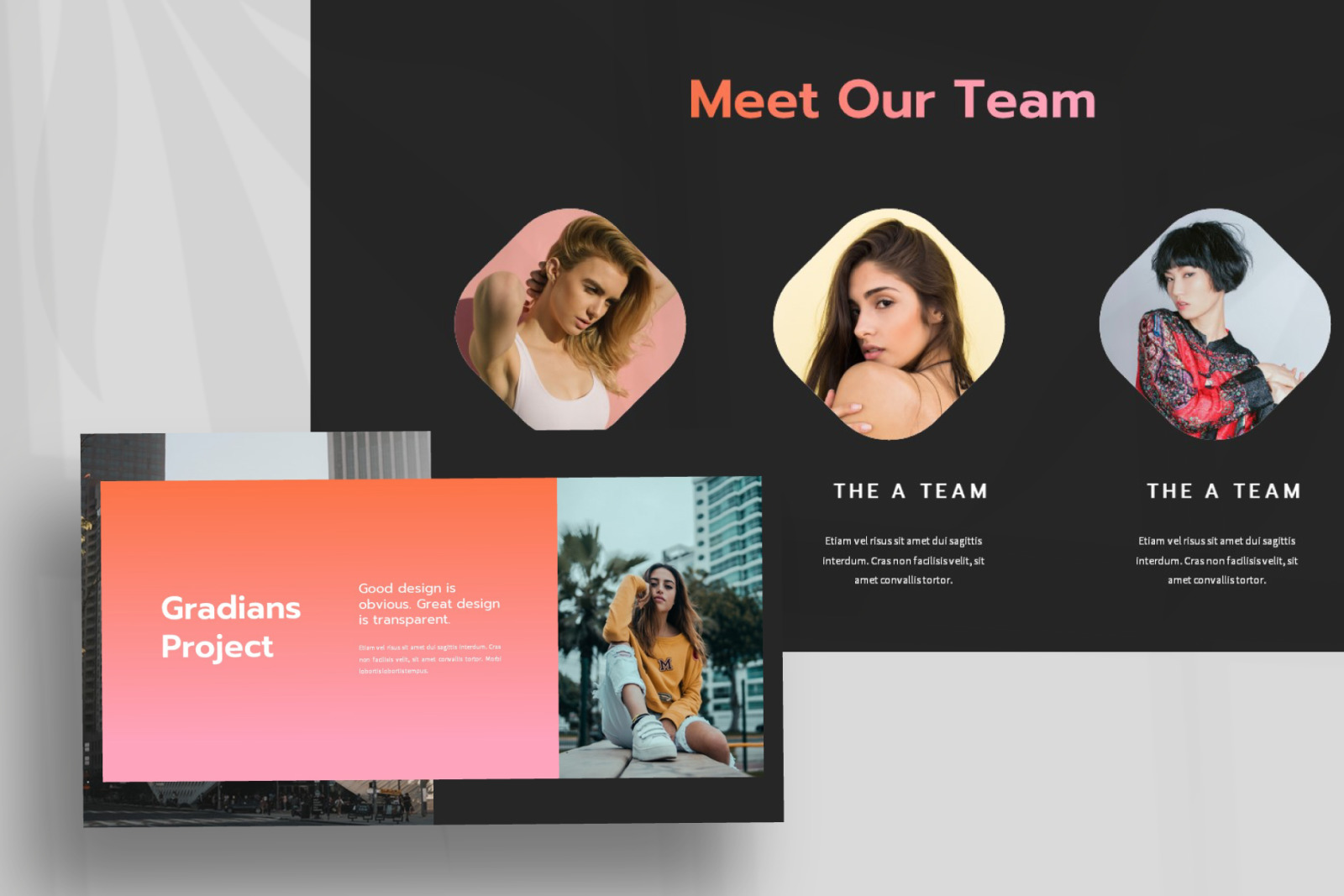 Gradians Powerpoint Template