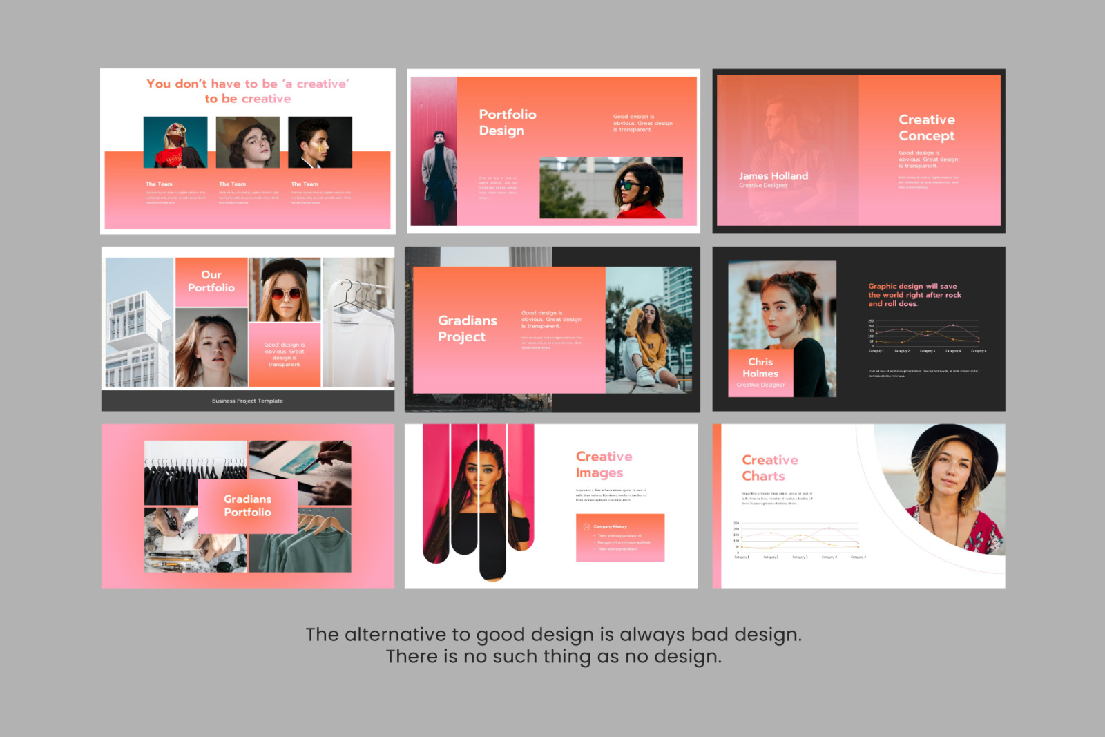 Gradians Powerpoint Template