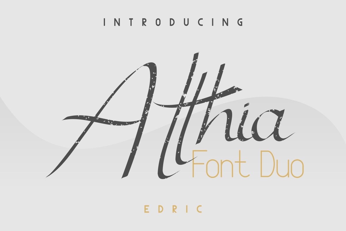 Atthia Font Duo Atthia Font Duo