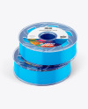 Two Transparent Filament Spool Mockup