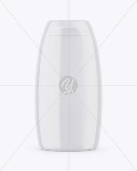 Sweetener Bottle In Glossy Shrink Sleeve Mockup