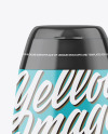 Sweetener Bottle In Glossy Shrink Sleeve Mockup Sweetener Bottle In Glossy Shrink Sleeve Mockup