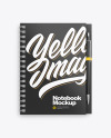 Notebook With Writing Pen Mockup