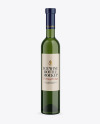 Green Glass White Wine Bottle Mockup