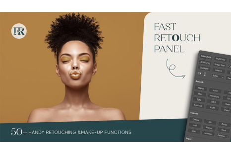 Fast Retouch Panel for Adobe Photoshop - Retouch