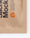 Kraft Sachet w/ Zipper Mockup