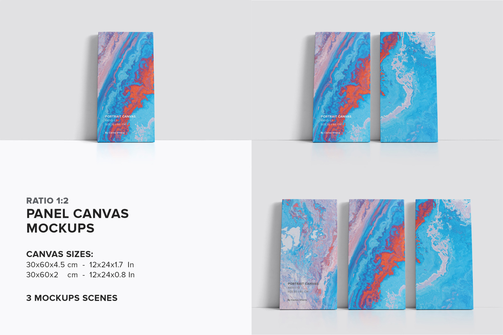 Canvas Mockups Bundle 2 Canvas Mockups Bundle 2