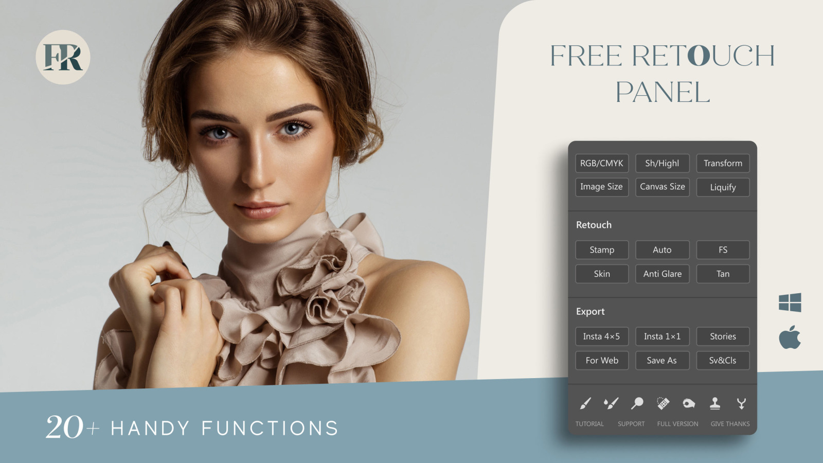 Free Retouch Panel for Adobe Photoshop