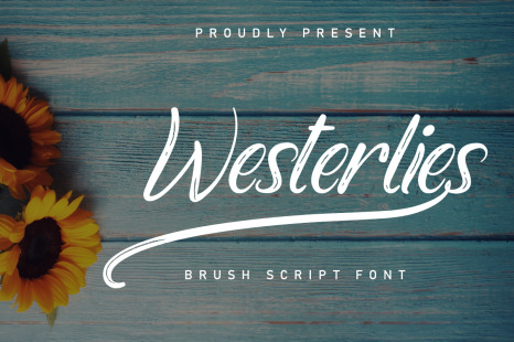 Westerlies Brush Font - Original