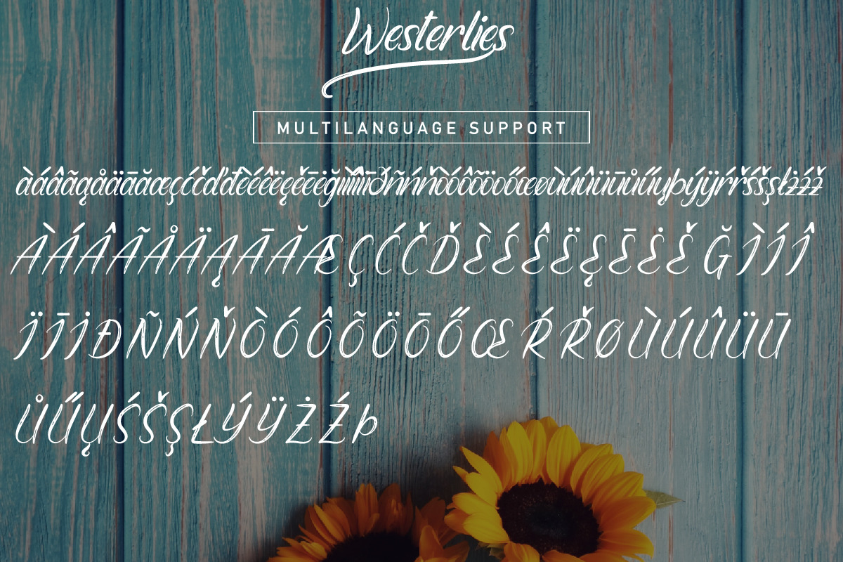 Westerlies Brush Font