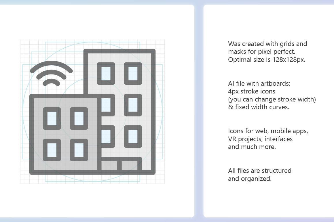 IIoT colored outline iconset