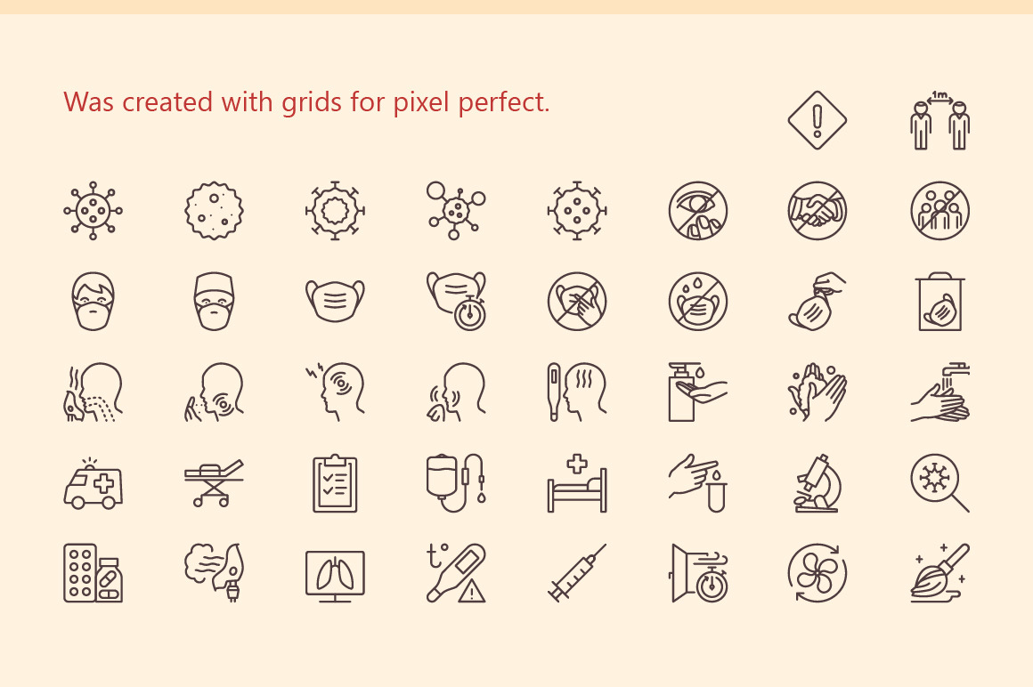 Stop virus outline iconset Stop virus outline iconset