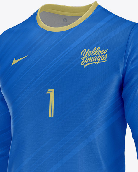 Goalkeeper Mockup – Half Side View