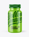 Glossy Plastic Jar Mockup