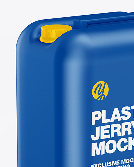 Plastic Jerrycan Mockup