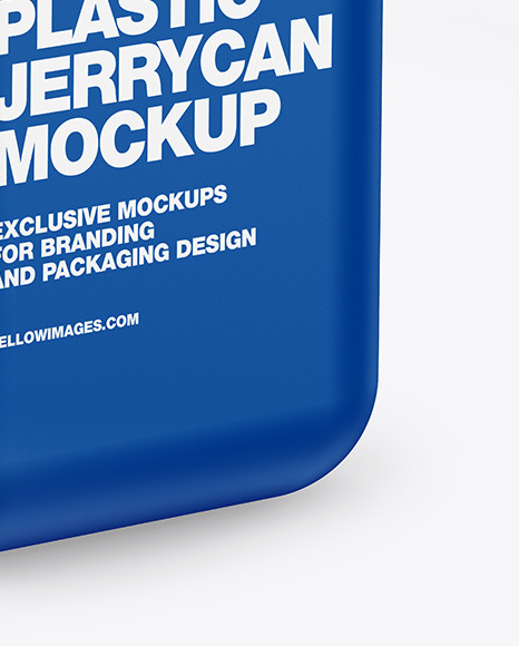 Plastic Jerrycan Mockup