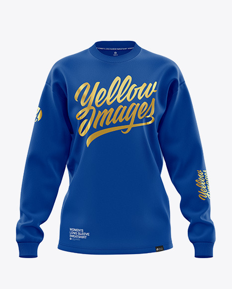 Women’s Long Sleeve Sweatshirt - Front View