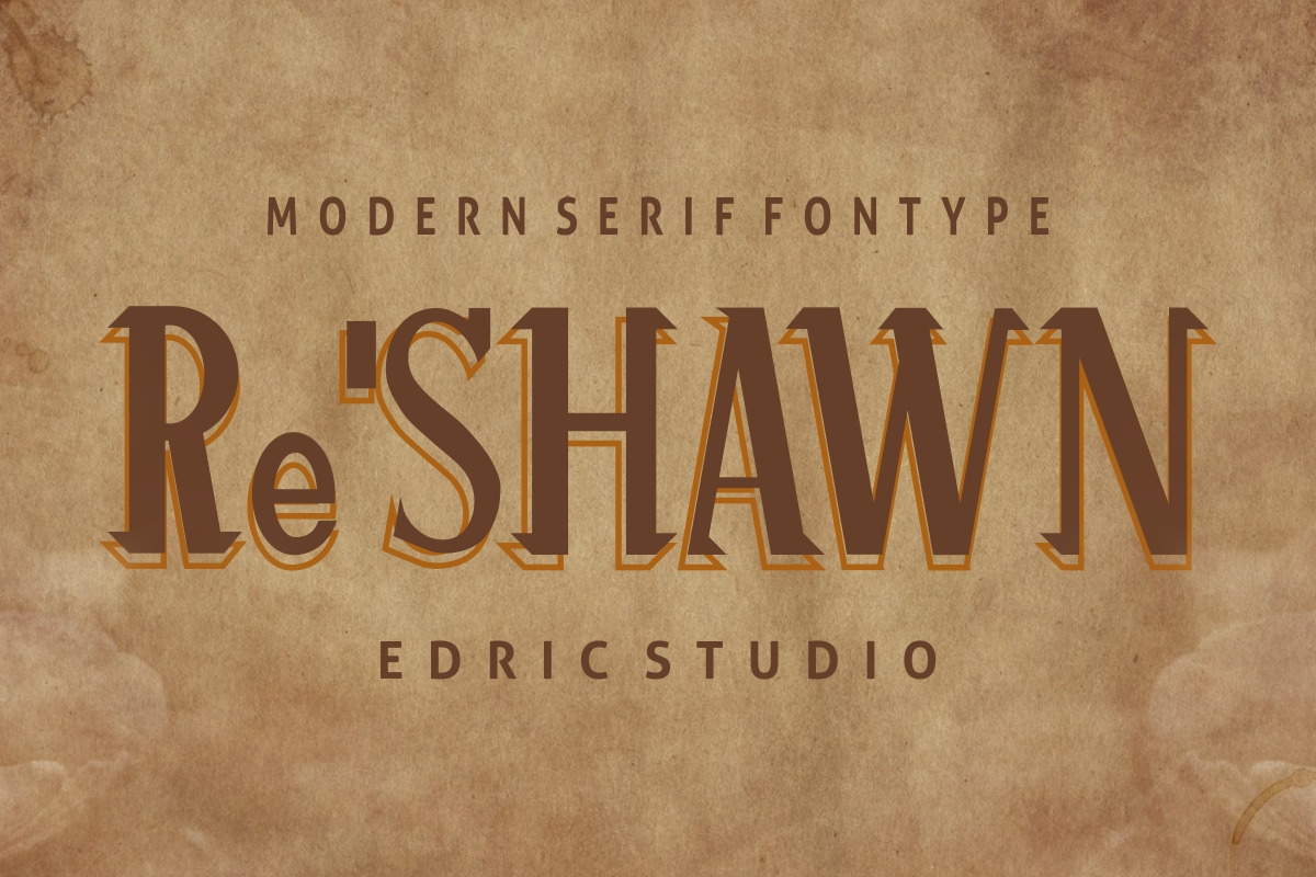 Re&#039;shawn Serif Font