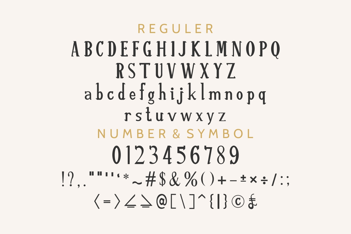 Re&#039;shawn Serif Font