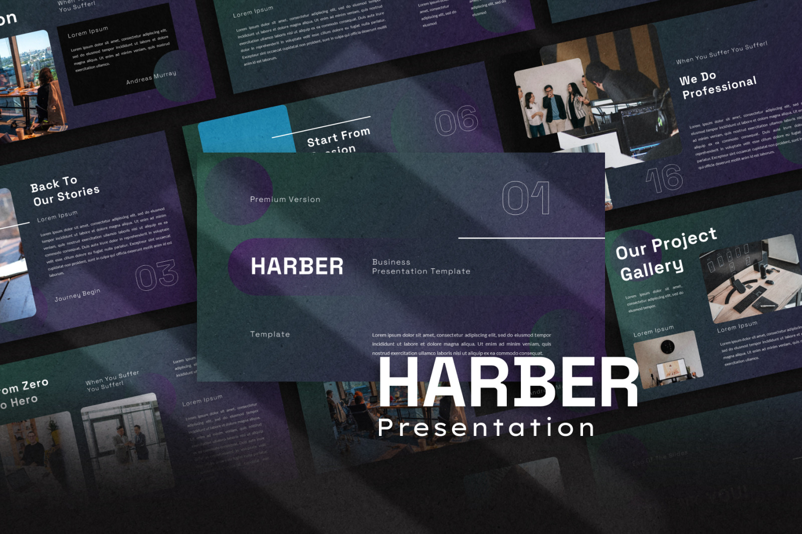 Harber Powerpoint Template Harber Powerpoint Template