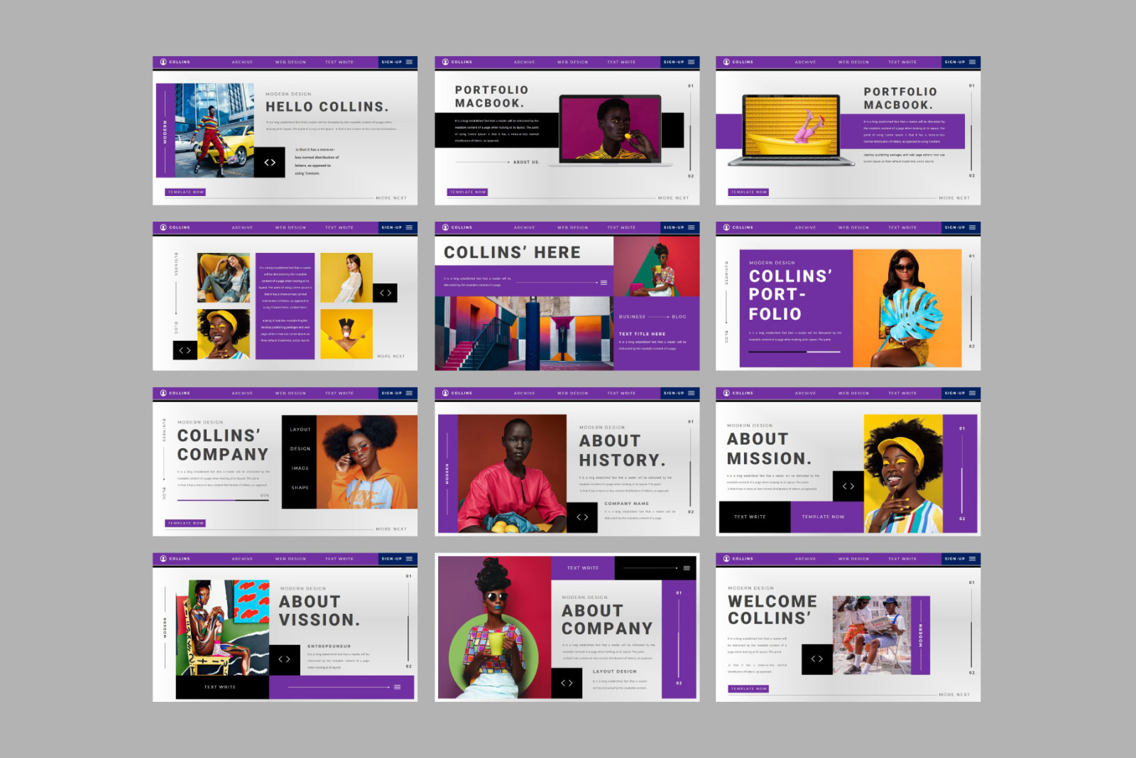 COLLINS Powerpoint Template COLLINS Powerpoint Template