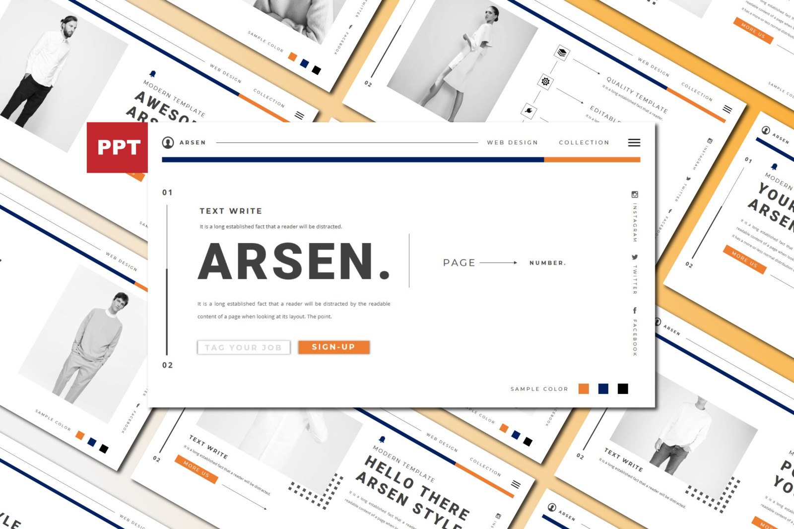 ARSEN Powerpoint Template