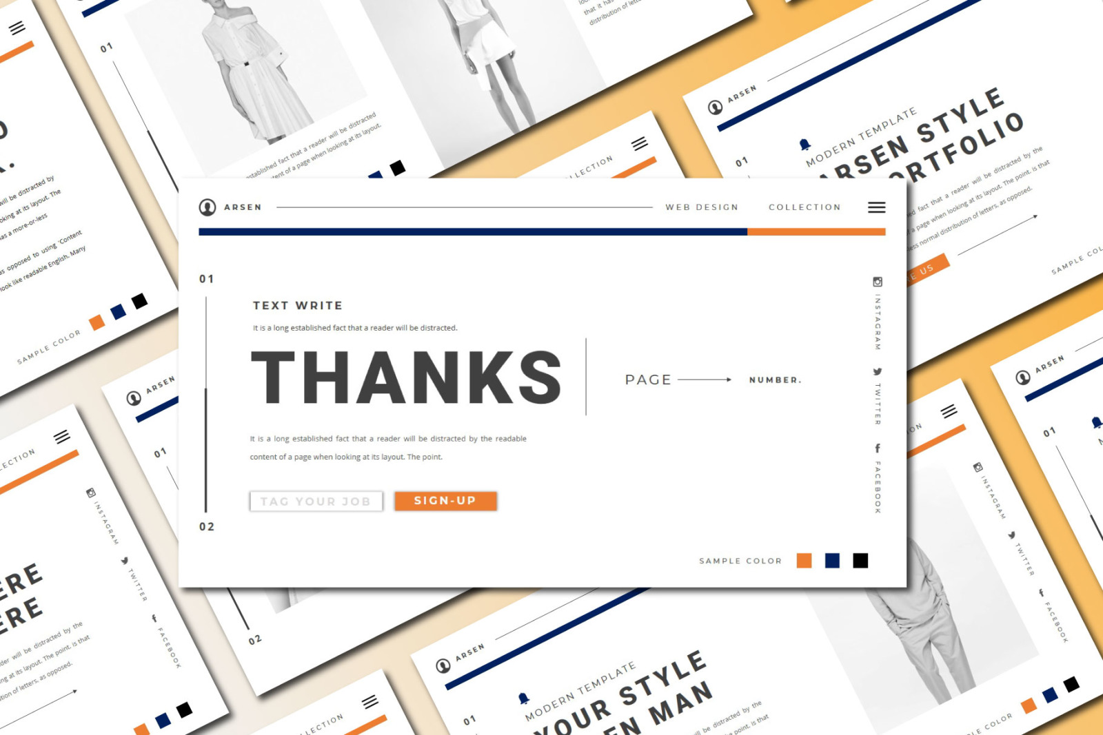 ARSEN Powerpoint Template