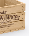 Wooden Crate Mockup