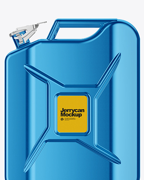 Metallic Fuel Jerrycan - Front View