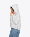 Girl in a Hoodie Mockup