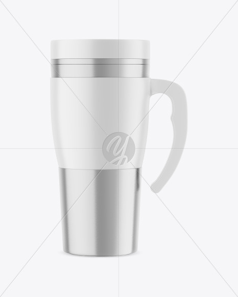 Metallic Thermo Cup Mockup