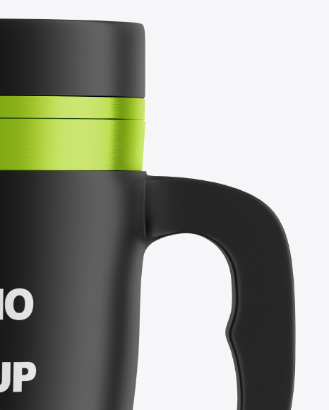 Metallic Thermo Cup Mockup