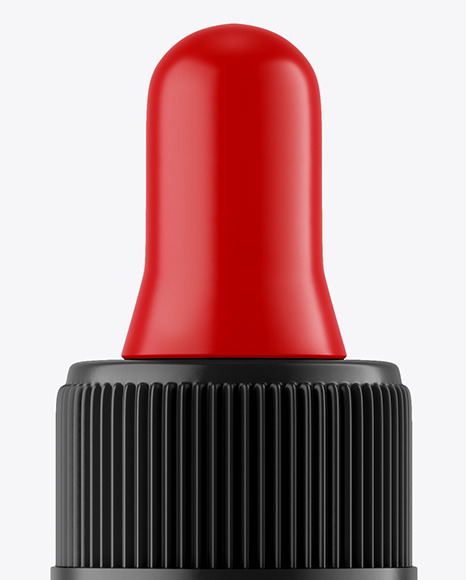 Matte Dropper Bottle Mockup