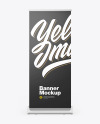 Metallic Roll-up Banner Mockup