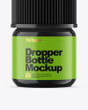 Glossy Dropper Bottle Mockup