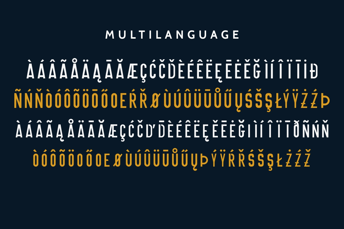 ONNIC 4 Styles Font ONNIC 4 Styles Font