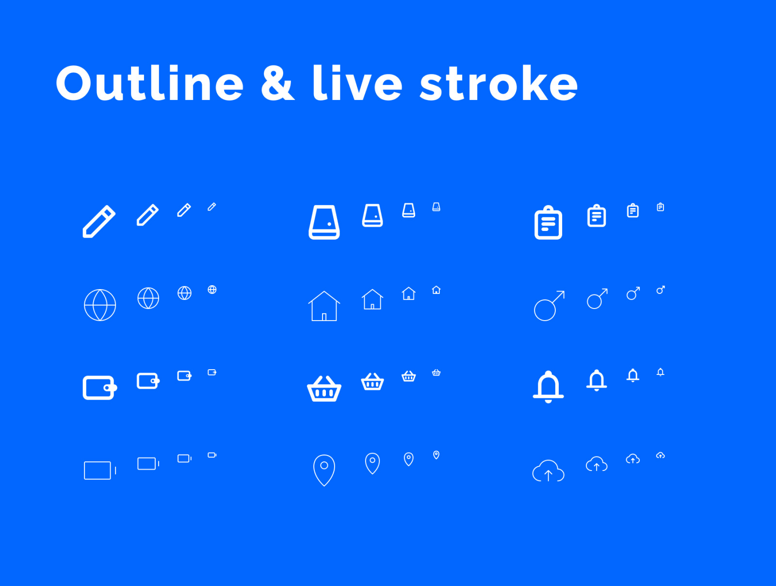 Basic & Essentials Icons Set Basic & Essentials Icons Set