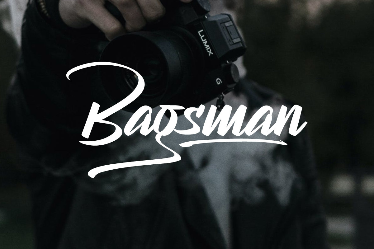 Bagsman Brush Font Bagsman Brush Font