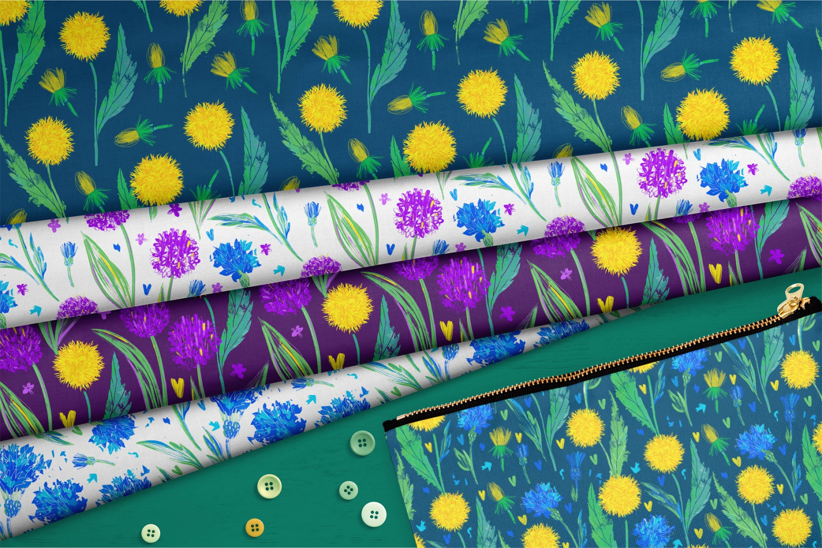 Wildflowers Pattern Collection Wildflowers Pattern Collection