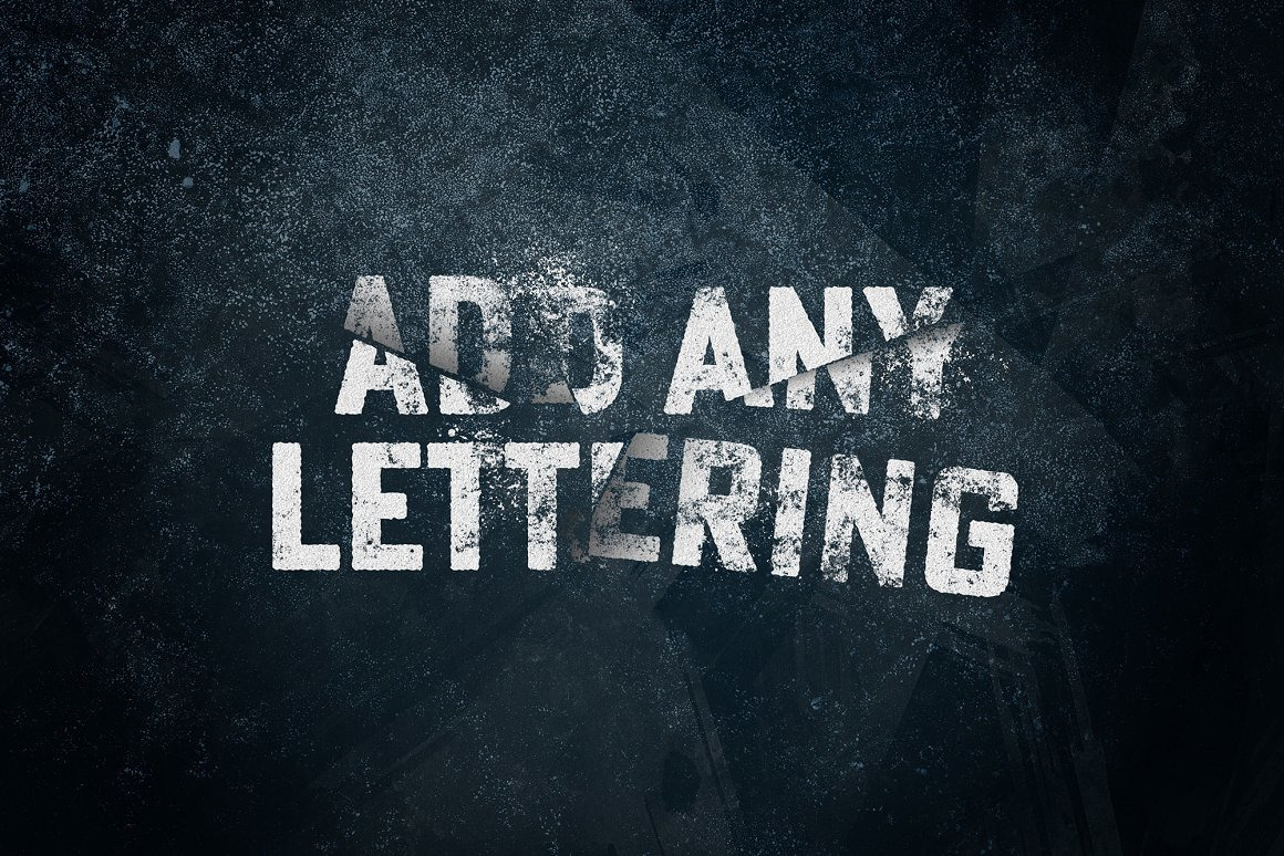 Broken Text Photoshop Effect