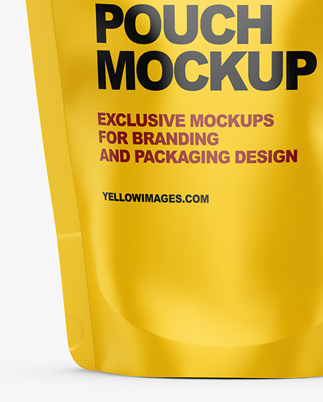 Matte Stand-up Pouch Mockup