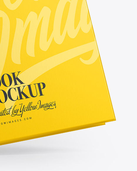 Two Hardcover Books w/ Matte Covers Mockup