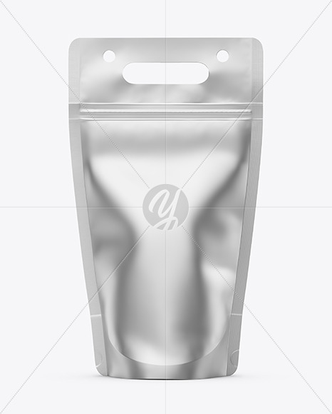 Metallic Stand-up Pouch Mockup