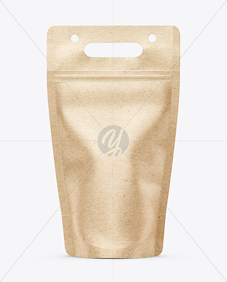 Kraft Stand-up Pouch Mockup