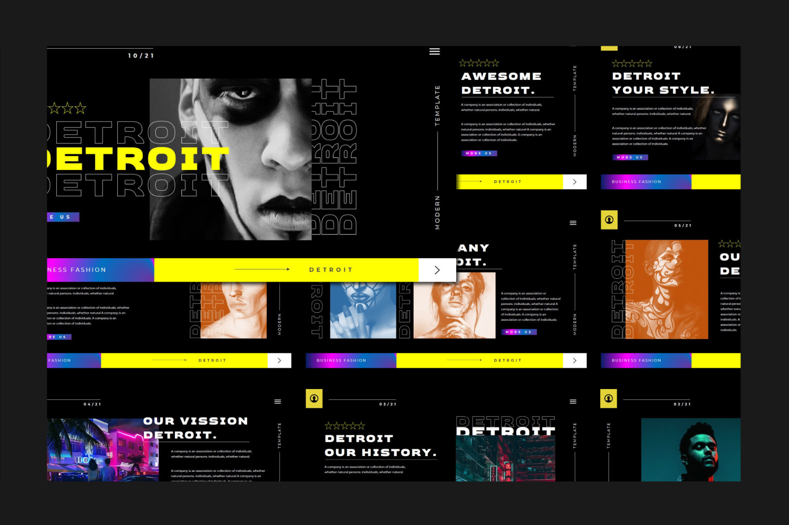 DETROIT Keynote Template DETROIT Keynote Template