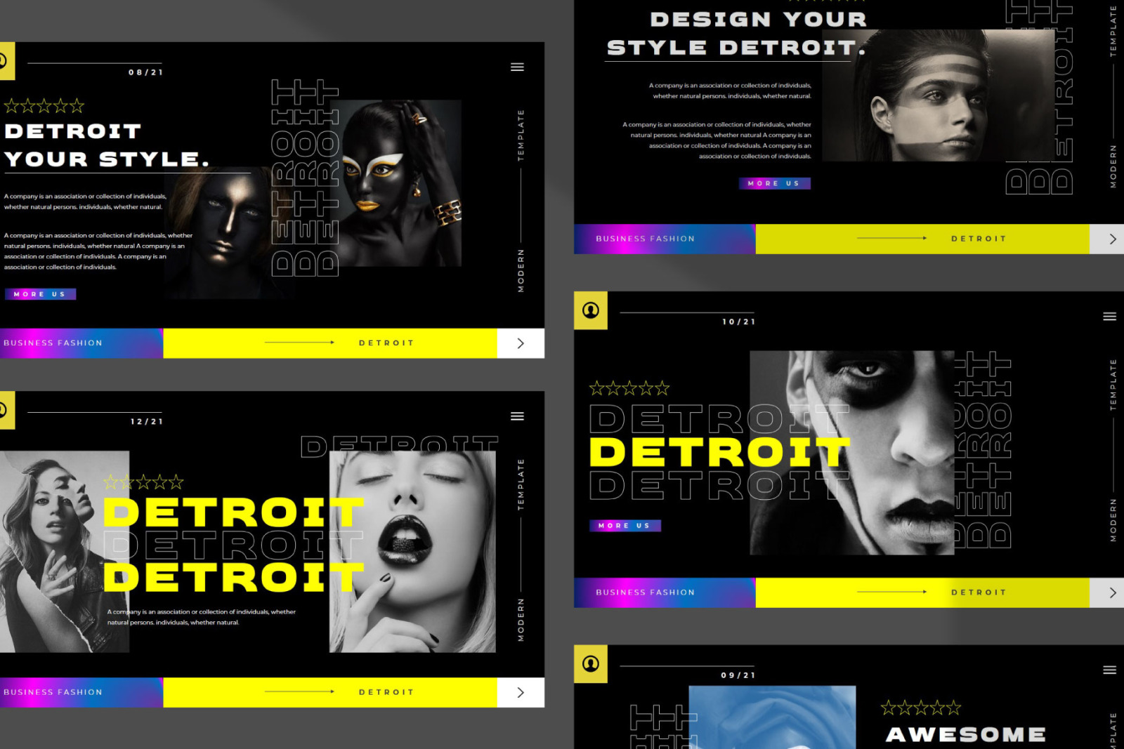 DETROIT Keynote Template DETROIT Keynote Template