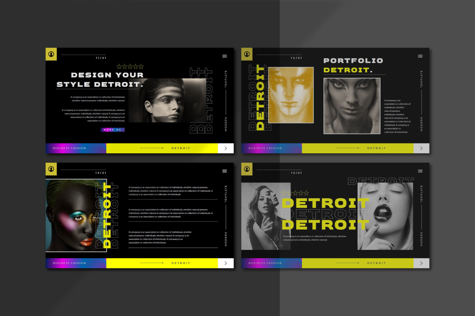DETROIT Google Slides DETROIT Google Slides