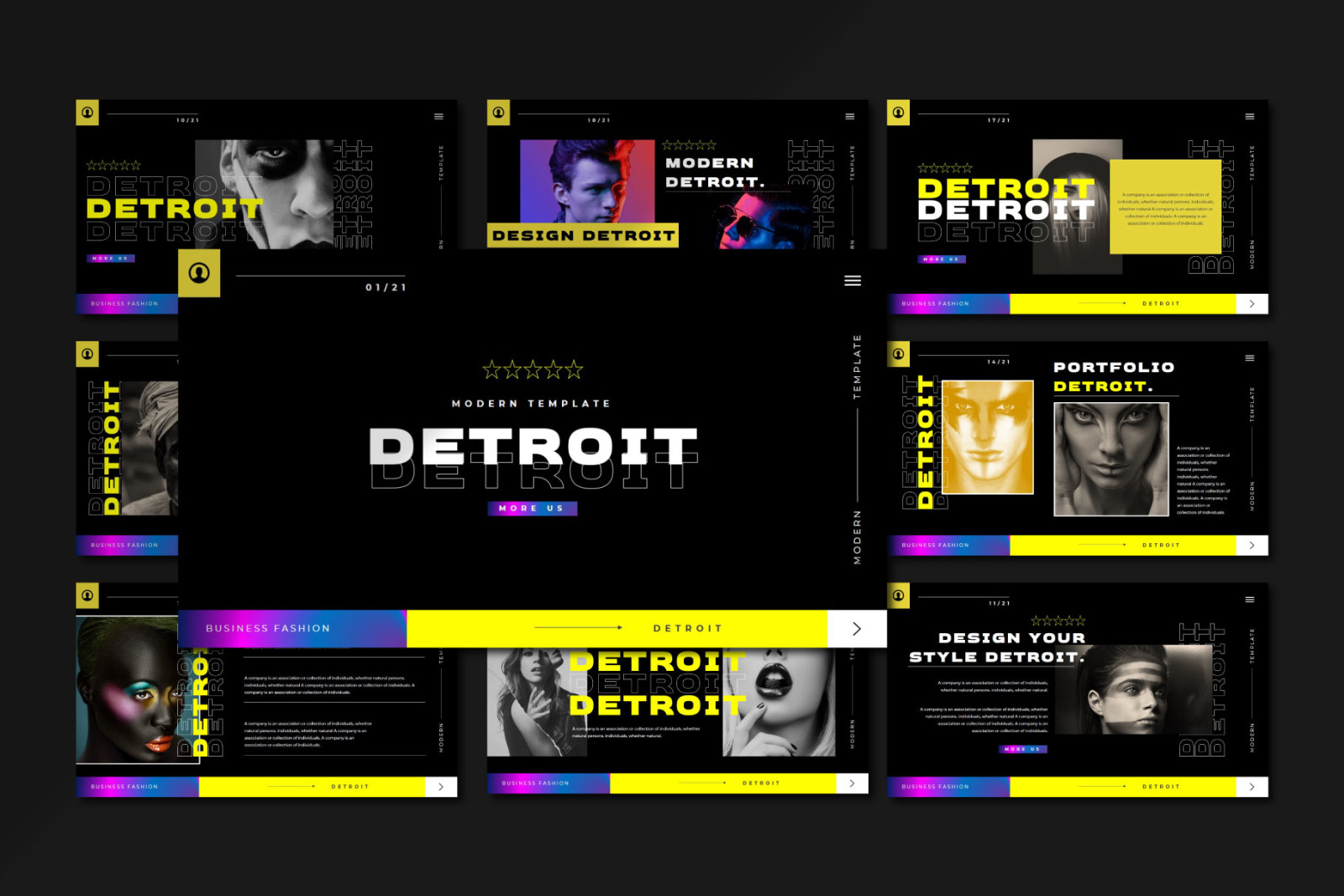 DETROIT Google Slides